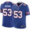 Bills #53 Zach Brown Authentic Jersey -Blue