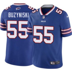 Bills #55 Bernard Buzyniski Authentic Jersey -Blue