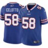 Bills #58 Mario Celotto Authentic Jersey -Blue