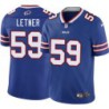 Bills #59 Cotton Letner Authentic Jersey -Blue