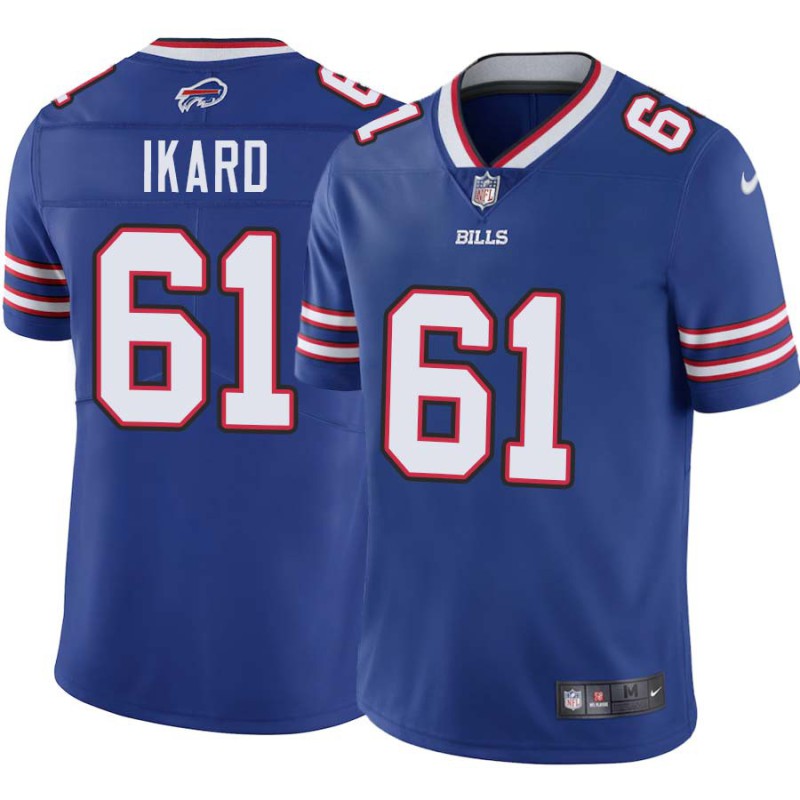 Bills #61 Gabe Ikard Authentic Jersey -Blue