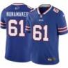 Bills #61 Julian Nunamaker Authentic Jersey -Blue