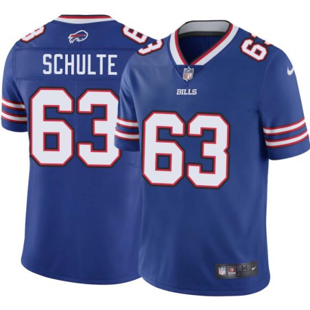 Bills #63 Rick Schulte Authentic Jersey -Blue