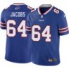 Bills #64 Harry Jacobs Authentic Jersey -Blue