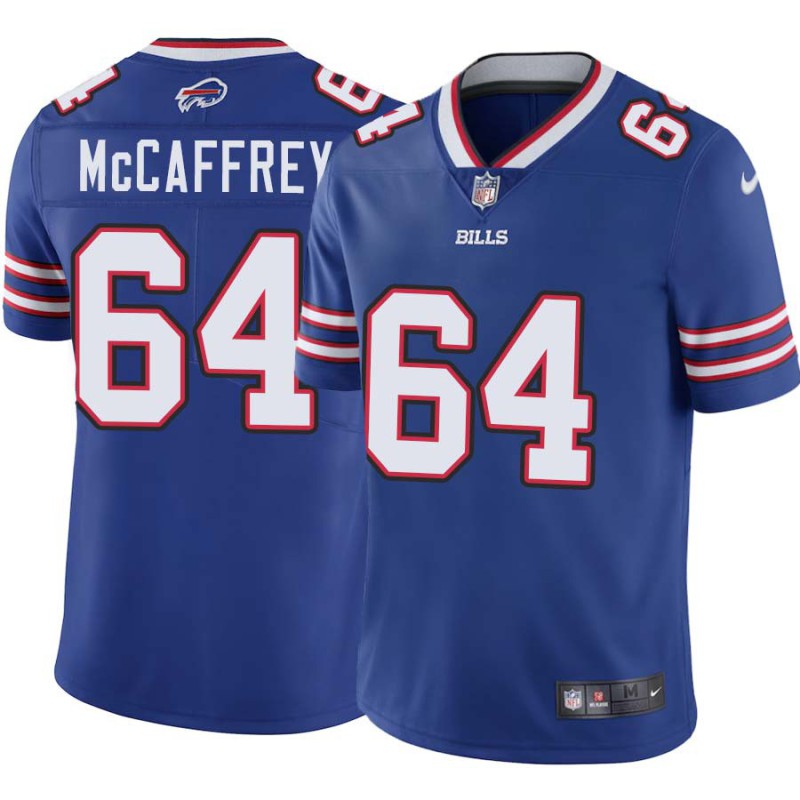 Bills #64 Mike McCaffrey Authentic Jersey -Blue