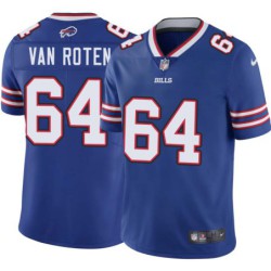 Bills #64 Greg Van Roten Authentic Jersey -Blue