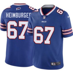 Bills #67 Craig Heimburger Authentic Jersey -Blue