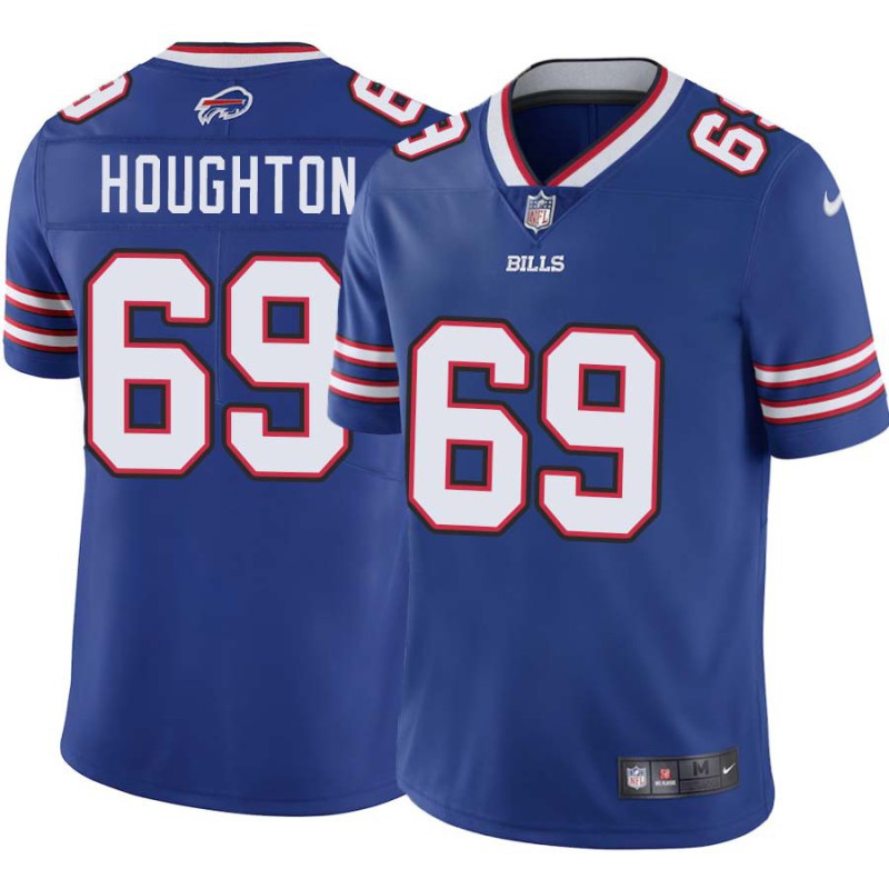 Bills #69 Mike Houghton Authentic Jersey -Blue