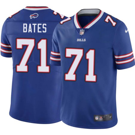 Bills #71 Ryan Bates Authentic Jersey -Blue