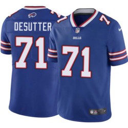 Bills #71 Wayne DeSutter Authentic Jersey -Blue