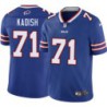 Bills #71 Mike Kadish Authentic Jersey -Blue