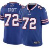 Bills #72 Don Croft Authentic Jersey -Blue