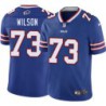 Bills #73 Karl Wilson Authentic Jersey -Blue