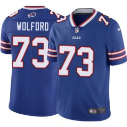 Bills #73 Will Wolford Authentic Jersey -Blue