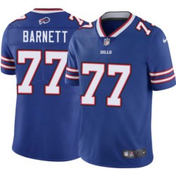 Bills #77 Oliver Barnett Authentic Jersey -Blue