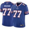 Bills #77 Ty Nsekhe Authentic Jersey -Blue