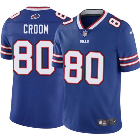 Bills #80 Jason Croom Authentic Jersey -Blue