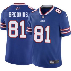 Bills #81 Mitchell Brookins Authentic Jersey -Blue