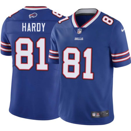 Bills #81 James Hardy Authentic Jersey -Blue