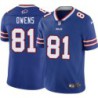 Bills #81 Terrell Owens Authentic Jersey -Blue