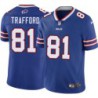 Bills #81 Rod Trafford Authentic Jersey -Blue