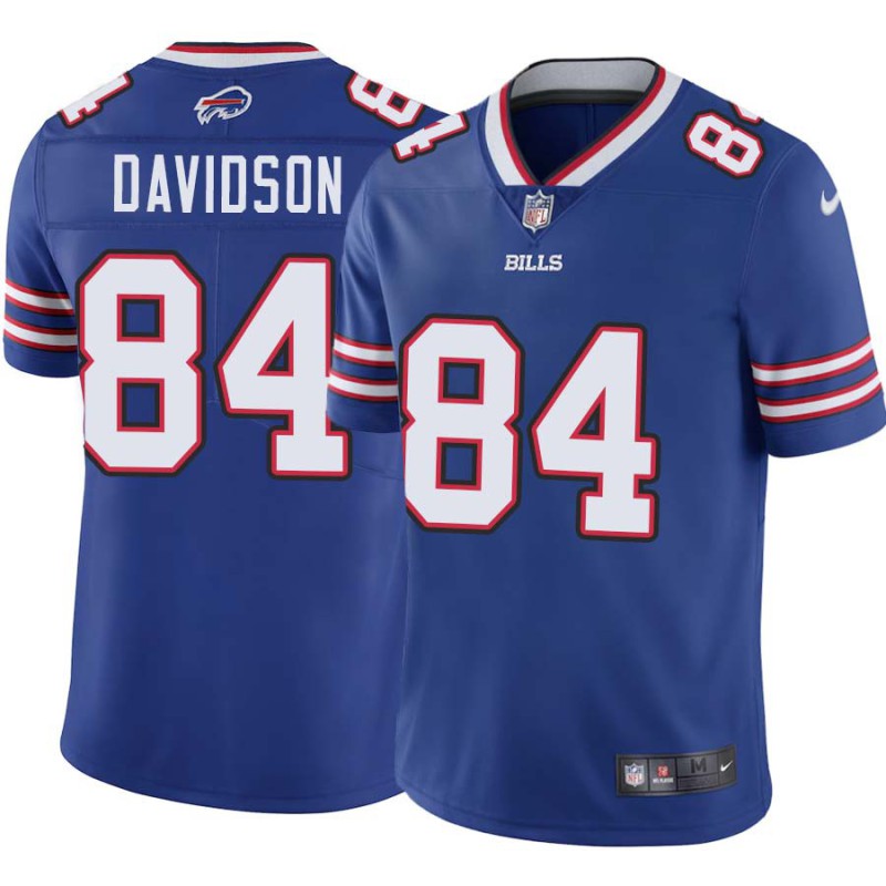 Bills #84 Zach Davidson Authentic Jersey -Blue