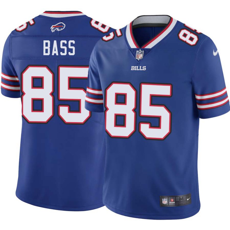 Bills #85 Glenn Bass Authentic Jersey -Blue