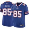 Bills #85 Glenn Bass Authentic Jersey -Blue