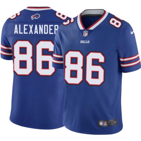 Bills #86 Mike Alexander Authentic Jersey -Blue