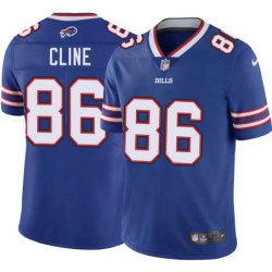 Bills #86 Tony Cline Authentic Jersey -Blue