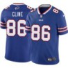 Bills #86 Tony Cline Authentic Jersey -Blue