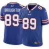 Bills #89 Walter Broughton Authentic Jersey -Blue