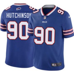 Bills #90 Scott Hutchinson Authentic Jersey -Blue