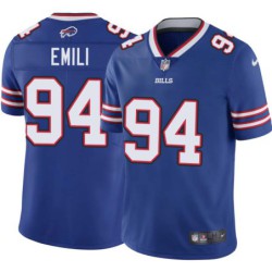 Bills #94 Prince Emili Authentic Jersey -Blue