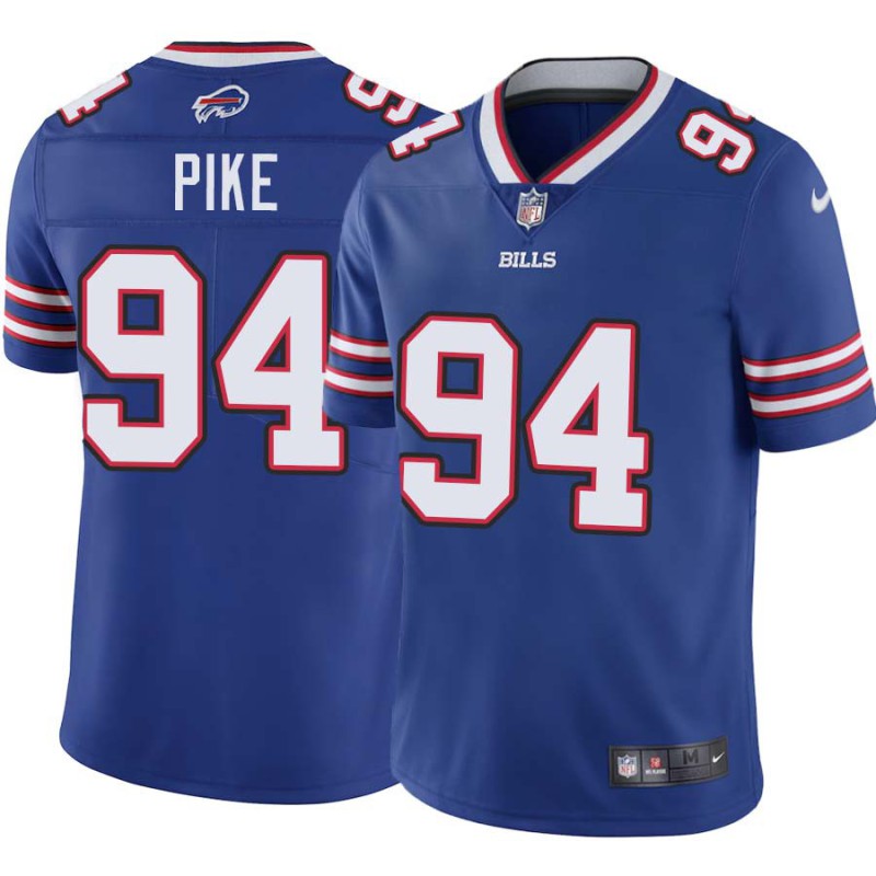 Bills #94 Mark Pike Authentic Jersey -Blue