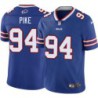 Bills #94 Mark Pike Authentic Jersey -Blue