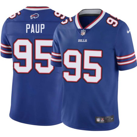 Bills #95 Bryce Paup Authentic Jersey -Blue