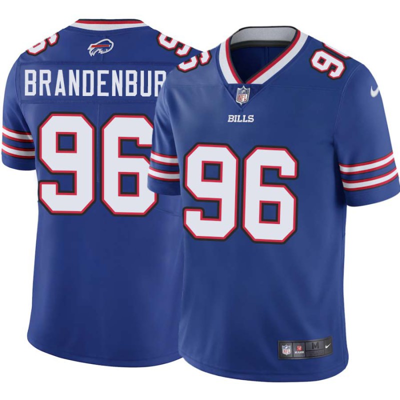 Bills #96 Dan Brandenburg Authentic Jersey -Blue