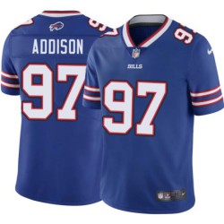 Bills #97 Mario Addison Authentic Jersey -Blue