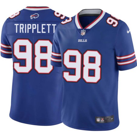 Bills #98 Larry Tripplett Authentic Jersey -Blue