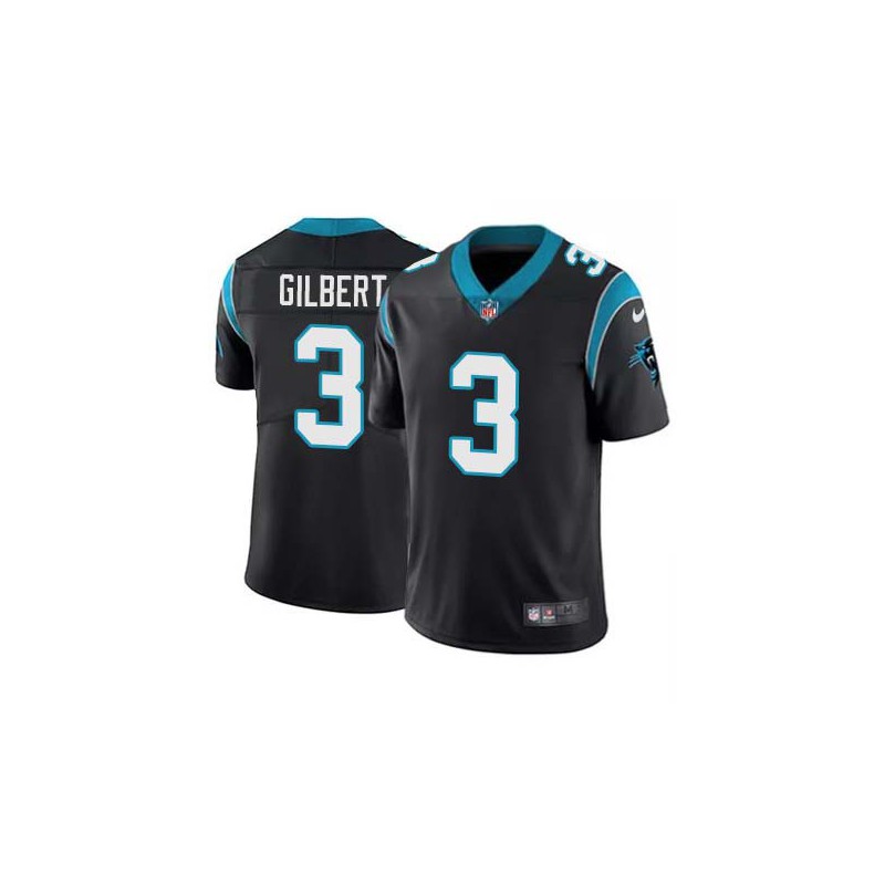 Panthers #3 Garrett Gilbert Cheap Jersey -Black