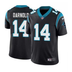 Panthers #14 Sam Darnold Cheap Jersey -Black