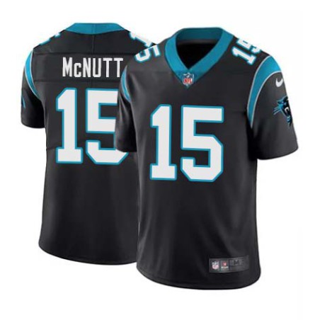 Panthers #15 Marvin McNutt Cheap Jersey -Black