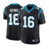 Panthers #16 Chris Weinke Cheap Jersey -Black