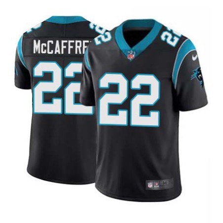 Panthers #22 Christian McCaffrey Cheap Jersey -Black