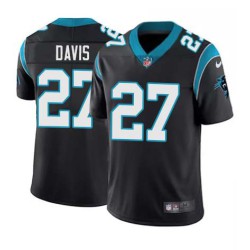 Panthers #27 Mike Davis Cheap Jersey -Black