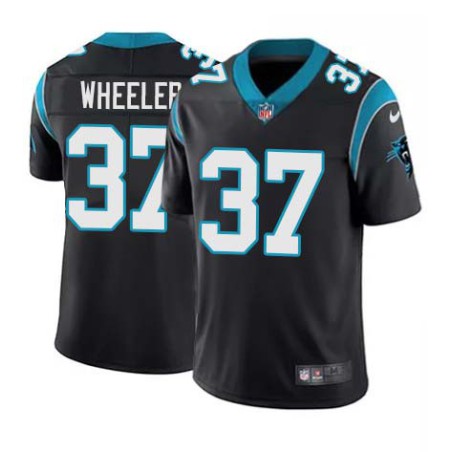 Panthers #37 Leonard Wheeler Cheap Jersey -Black