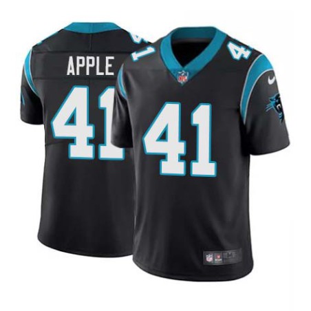 Panthers #41 Eli Apple Cheap Jersey -Black