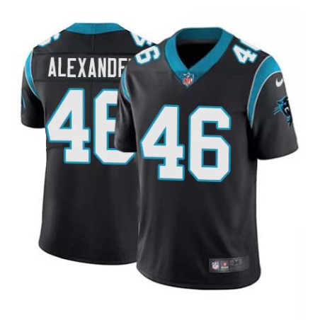 Panthers #46 Brent Alexander Cheap Jersey -Black