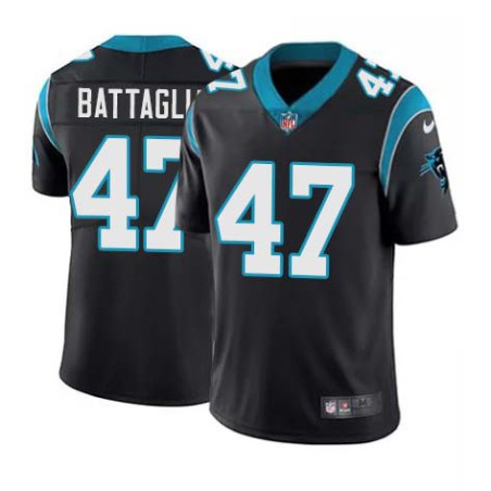 Panthers #47 Marco Battaglia Cheap Jersey -Black